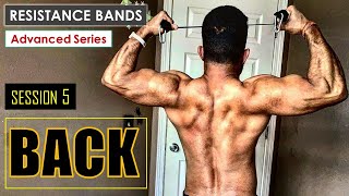 Resistance Band Workout For A Strong Back  Advanced Series  Session 5 [upl. by Golter473]