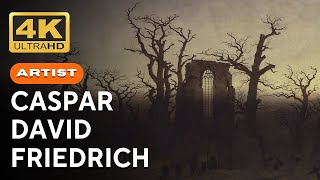 Immerse Yourself In The Serene Landscapes Of Caspar David Friedrich With Ambient Music [upl. by Ttevy]