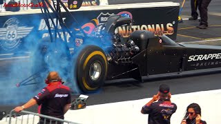 11000 HORSEPOWER TOP FUEL DRAGSTERS RUNS 330 mph in 37 SECONDS NITRO BURNING FLAMES [upl. by Shawn]