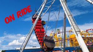 Pirate Ship Bottons Pleasure Beach Skegness 4K Onride POV July 2024 [upl. by Heurlin]