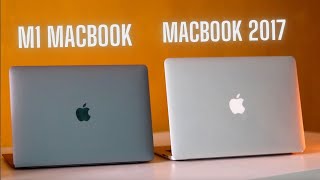 M1 Macbook Air Vs Macbook Air 2017 [upl. by Ailed]