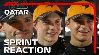 Drivers React After Superb Sprint Saturday 2023 Qatar Grand Prix [upl. by Narruc428]