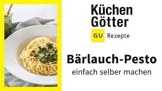 BärlauchPesto selber machen ▸ Howto ▸ Küchengötter [upl. by Dalury20]