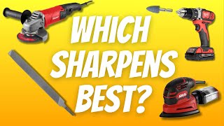 I Tested 5 Lawn Mower Blade Sharpening Tools  Here’s What I Found [upl. by Einnep640]