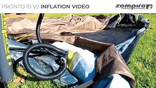 Zempire Pronto 10 V2  Inflation Video [upl. by Lemak523]