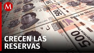 Banxico reporta incremento de mil 437 millones de dólares en reservas internacionales [upl. by Asyen968]