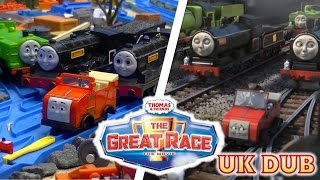 Will You Wont You Thomas amp Friends The Great Race UK Remake Comparison [upl. by Rodmann]