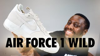 Nike Air Force 1 Wild Phantom On Foot Sneaker Review QuickSchopes 623 Schopes FB2348 002 [upl. by Getter]