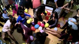 Balloon Game for All Ages  New Years Party [upl. by Ahsikym]