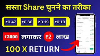 Sasta Share Kaise Kharide  Best Stocks To Buy Now  Penny Stocks Below 1 Rupee [upl. by Sonnnie]