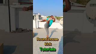 MuayThai round house kick Tutorial  muay thai  roundhouse kick muaythai roundhousekick [upl. by Golightly]