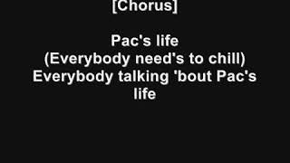 2Pac  Pacs Life Lyrics [upl. by Cirtemed]