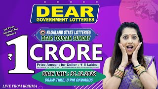 LOTTERY SAMBAD DEAR 8 PM 31122023 NAGALAND LOTTERY LIVE DEAR LOTTERY LIVE LOTTERY SAMBAD LIVE [upl. by Zobkiw]