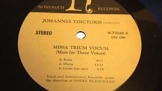 Johannes Tinctoris  Missa Trium Vocum Mass For Three Voices [upl. by Va663]