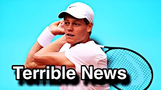 Jannik Sinner shares terrible news with his fans sinner tennis sportscentre [upl. by Borman]