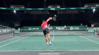 Borna Gojo ATP n°144 Special feature  not here to do rallies Davis Cup Finals 2022 Practice [upl. by Branch]