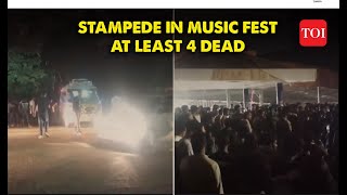 Breaking News At least 4 dead several injured in a stampede at CUSAT University music concert [upl. by Natal105]