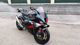 2024 bmw m1000rr walk around and startup [upl. by Ecallaw]