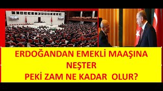 ERDOĞANDAN EMEKLİ MAAŞINA NEŞTER PEKİ ZAM NE KADAR OLUR [upl. by Leoy]