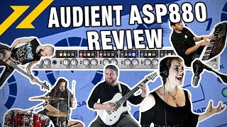 Audient ASP880 8Channel Mic Pre Review [upl. by Boony910]