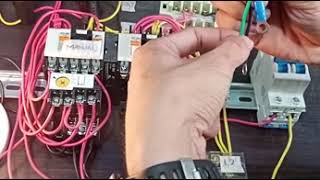 AUTO OFF MANUAL FLOATLESS LEVEL SWITCH WITH OVERLOAD  Wiring Tutorial 3 [upl. by Othilie]