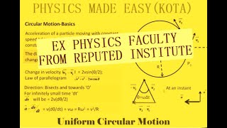 KINEMATICS  RELATIVE VELOCITY PROJECTILE MOTION UNIFORM CIRCULAR MOTION FOR JEE AND NEET  7 [upl. by Decato]