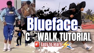 Blueface C walk Tutorial  How to crip walk like Blueface [upl. by Anora266]