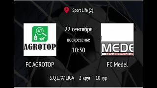 Agrotop  FC Medel [upl. by Ydiarf]