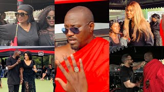 Jackie AppiahNadia BuariMcbrownMajid amp others störms John Dumelo’s mum funeral [upl. by Uba]