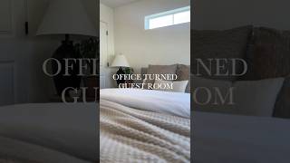 From Office to Cozy Guest Bedroom Makeover ✨  Affordable DIY Transformation homedecor [upl. by Ydnyl]