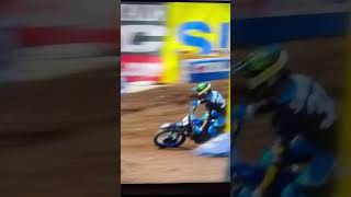 Jordan Smith throwing down a hot lap Salt Lake City SX250 supercross 2024 ￼ [upl. by Charis]