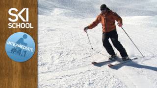 Intermediate Ski Lesson 41  Turn Shape [upl. by Aerised]