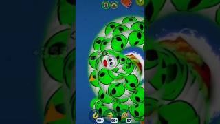 🐍🔥 Worms Zone 😱No chance to alive wait for end🔥Big snake surrounding meshorts​snakegame​worms​ [upl. by Lou]