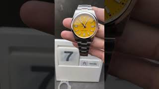 Rolex OysterPerpetualEWF Oyster Perpetual Yellow Dial 41mm 904L Steel SA3230 Movement [upl. by Gaelan]