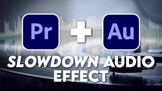 Turntable Slowdown Audio Effect in Premiere Pro and Audition shorts [upl. by Haeli]