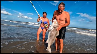 TREMENDA CORVINA NEGRA EN EL POZO DE LOS VIDALEROS [upl. by Justicz]