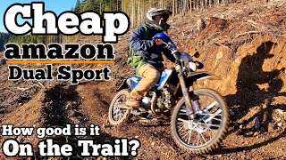 Amazon Ultra light dual sport X Pro Storm 150 DLX trail ride review [upl. by Llebanna]