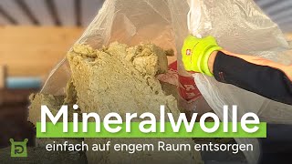 Mineralwolle einfach auf engem Raum entsorgen mit Sammelsack  Big Bag Puhm [upl. by Peggi830]