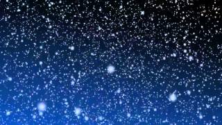 10 Hours Snow Falling Video amp Audio BLUE BG HD SlowTV [upl. by Argus]