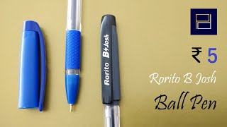 Rorito B Josh Ball Pen an INR 5 Pen  665 [upl. by Llenrac]