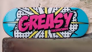 Greasy Fingerboards  Bangin Graphic Fingerboards Deck  Product Blog [upl. by Haizek]