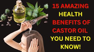 15 Amazing Health Benefits of Castor Oil facts castoroilforhairgrowth castoroilforhair benefits [upl. by Bealle896]