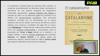 72 LA RESTAURACIÓN  LOS NACIONALISMOS CATALÁN VASCO Y GALLEGO MOVIMIENTO OBRERO Y CAMPESINO [upl. by Areip625]