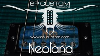 SP Custom pickups  quotNeolandquot signature set SOUND TEST [upl. by Arada]