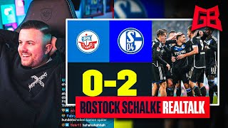 EIN GANZ VERRÜCKTES SPIEL😂 GamerBrother REALTALK über HANSA ROSTOCK  SCHALKE 😬 [upl. by Alyakam]