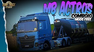 NO PUXE DO TAL DO CEBOLÃO  COMBOIO MODS FREE  EURO TRUCK SIMULATOR 2 150 ❗️px [upl. by Elgar819]