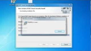 شرح تثبت Eset Nod32 Smart Security 5 [upl. by Stefan]