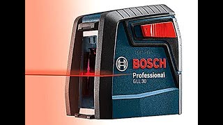 Bosch Self Leveling Cross Line Laser GLL 30 review [upl. by Morganne]