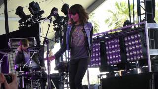 Dragonette  Hello LIVE HD 2012 Coachella Music Festival [upl. by Annahsar]