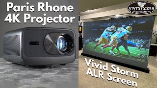 Why its so IMPORTANT to have a GOOD Projector Screen  Ft Paris Rhone amp Vivid Storm [upl. by Anasiul213]